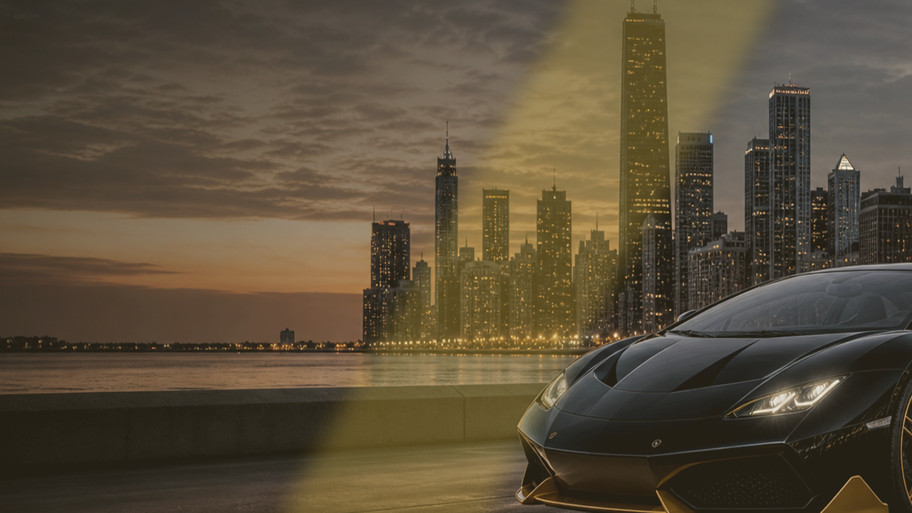 Representative formal luxury SUV for Chicago hotel and event rental planning