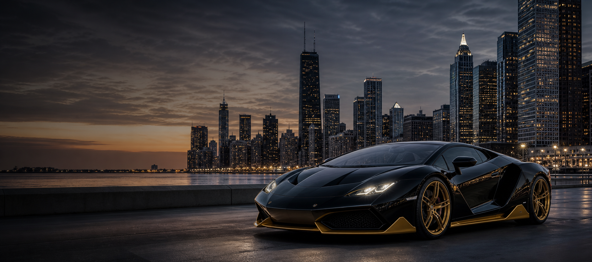 Lamborghini Aventador rental planning in Chicago